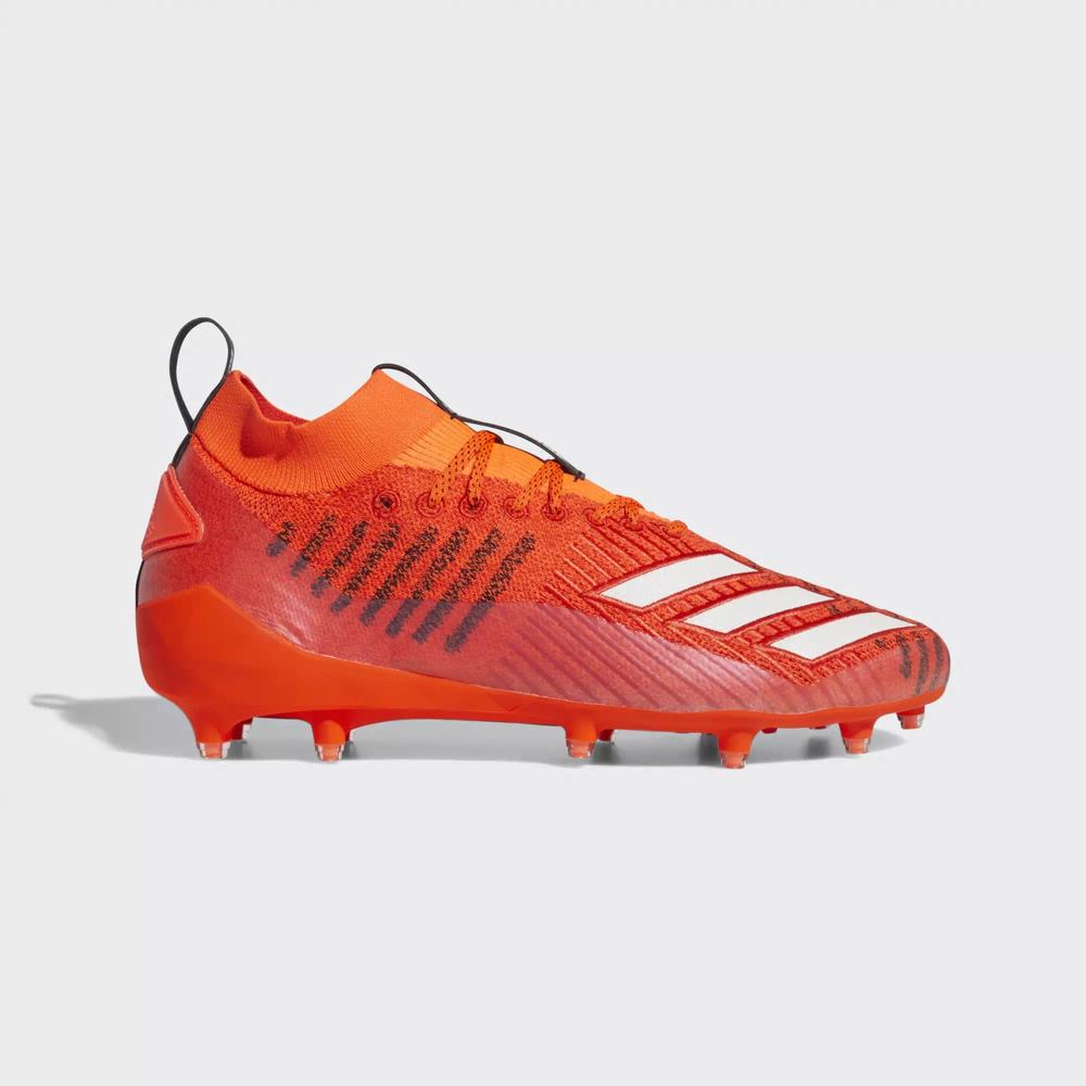 Adidas Adizero 8.0 Primeknit Tacos de Futbol Naranjas Para Hombre (MX-28445)